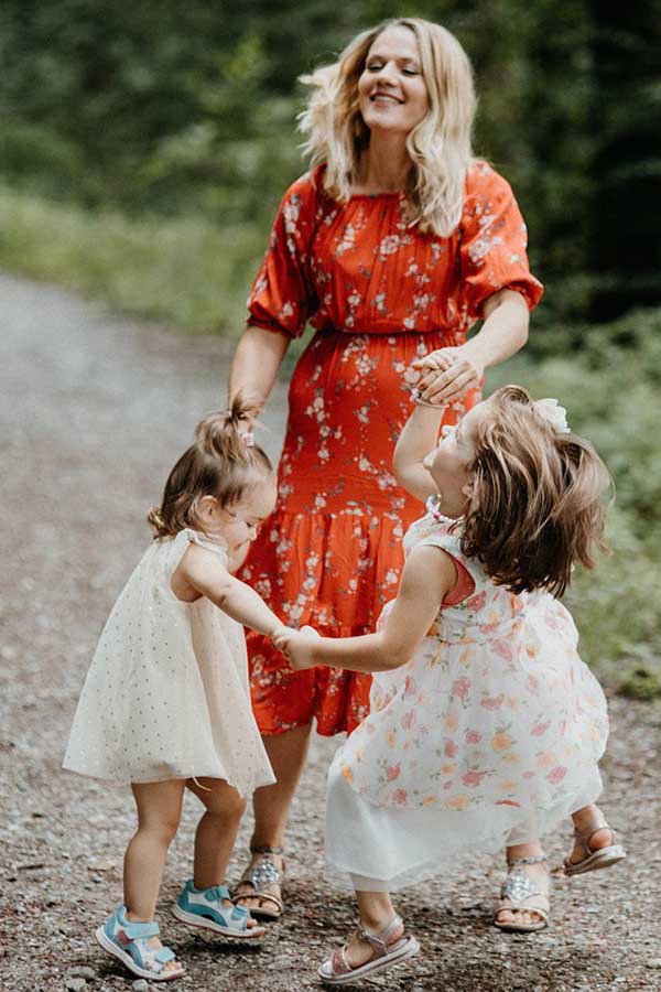 danser avec son enfant